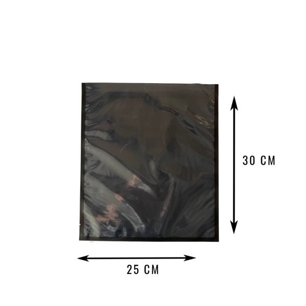 100 Bolsas Vacio Black 25x30